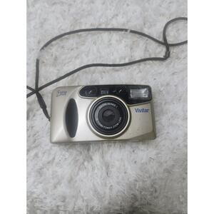 Vintage Vivitar PZ 3110 Day Date 38mm Point & Shoot Film Camera *Tested* Photo